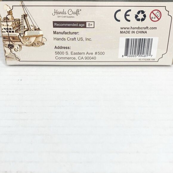 Hands Craft Classical 3D Wooden Puzzle Laser Cutting Cruise Ship 145 Pieces - Picture 3 of 3